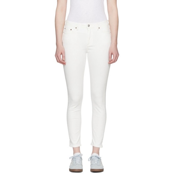 ACNE Studios Bla Konst Climb Skinny Jeans in White, size 26 - Picture 6 of 12